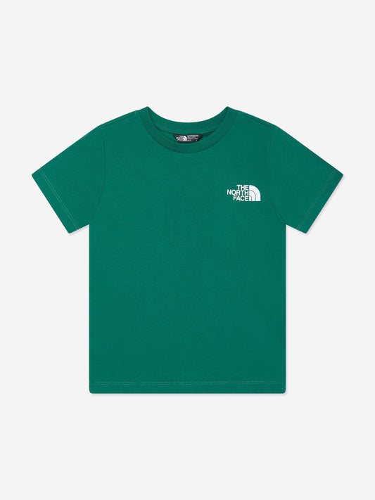The North Face 男孩 Redbox T 恤（绿色）