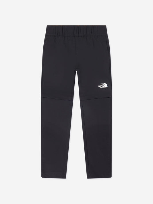 The North Face 男童 Exploration 可变式长裤（黑色）