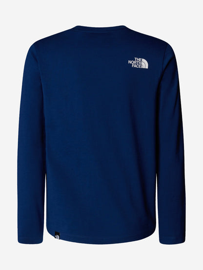 Kids Easy Long Sleeve T-Shirt in Blue