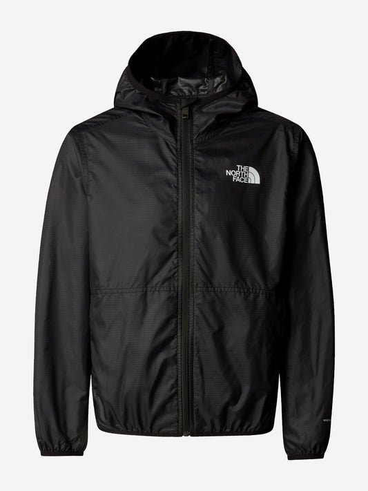 Boys Cyclone Windbreaker Jacket in Black