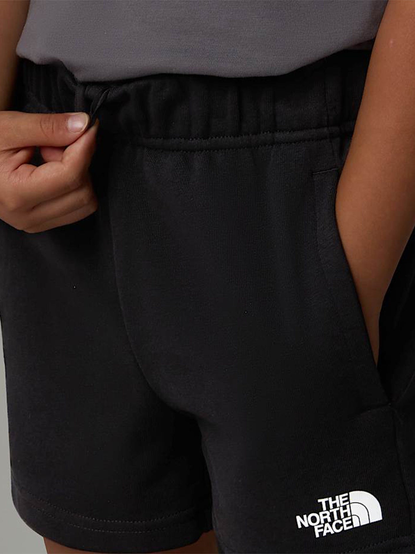 Kids Cotton Short Set in Grey