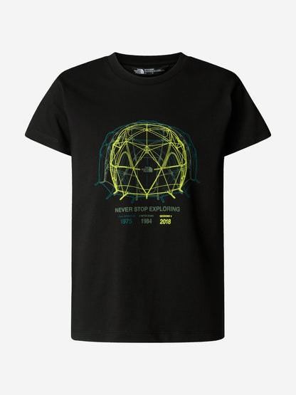 Boys Graphic Relaxed T-Shirt in Black
