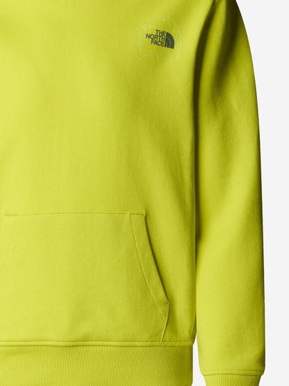 Boys Graphic Relaxed Hoodie in Yellow