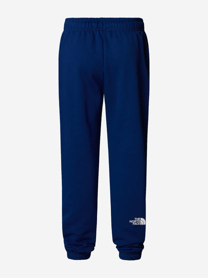 Kids Regular Tapered Joggers in Blue