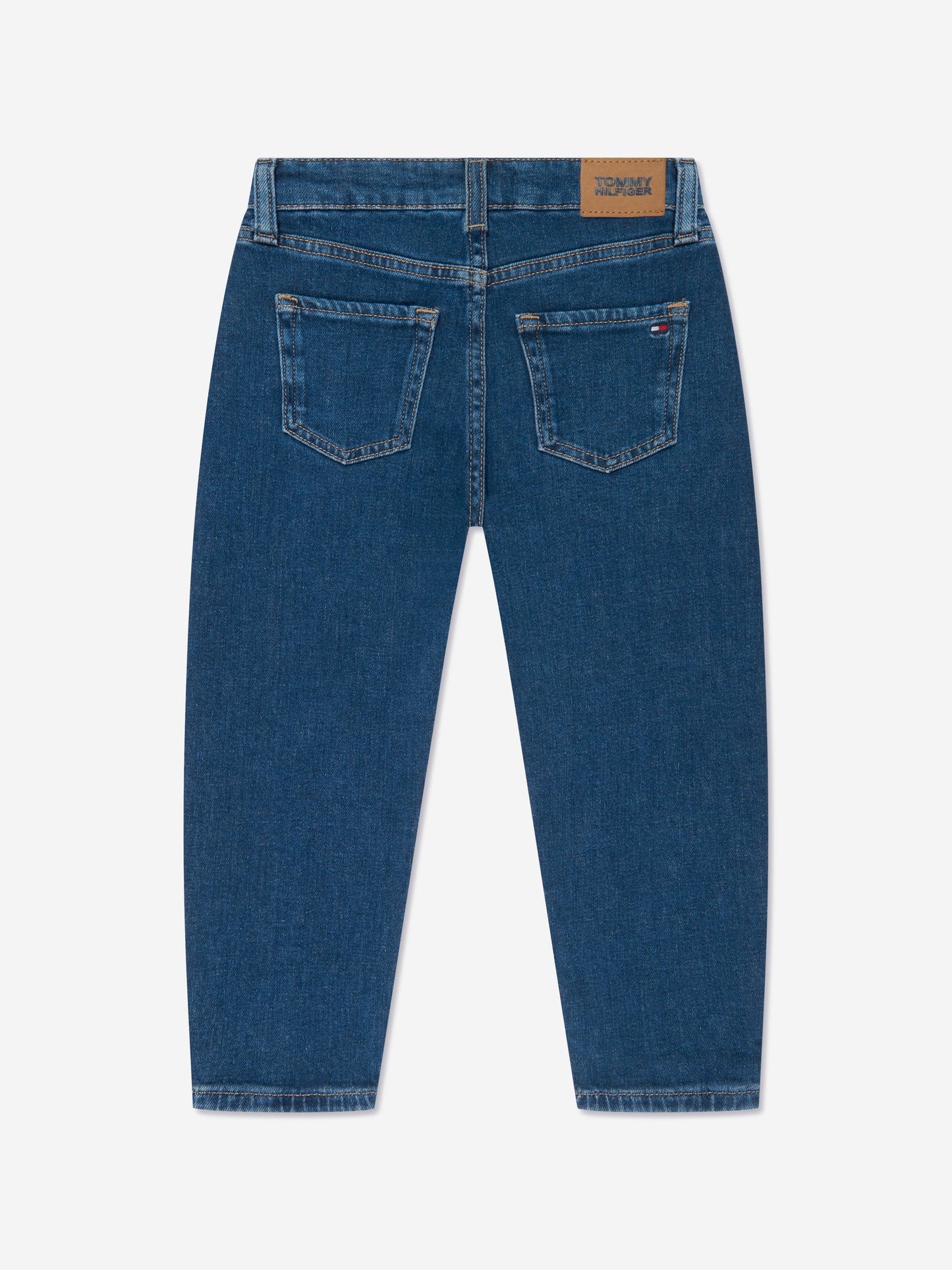 Tommy Hilfiger 男童蓝色清洁洗水牛仔裤