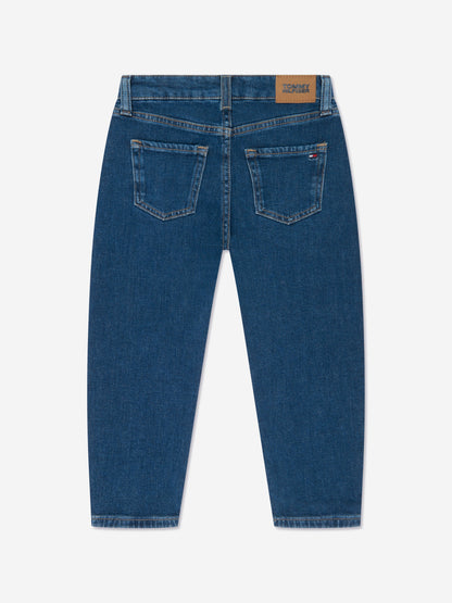 Tommy Hilfiger 男童蓝色清洁洗水牛仔裤