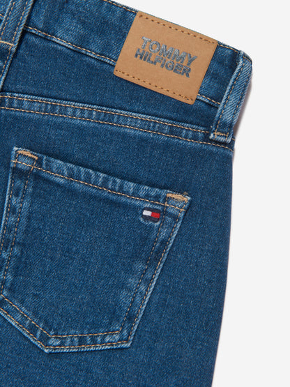 Tommy Hilfiger 男童蓝色清洁洗水牛仔裤