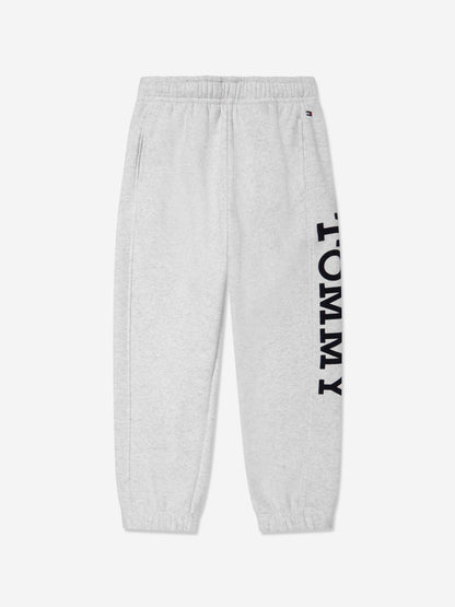 Tommy Hilfiger 男童灰色徽标运动裤