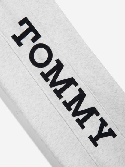 Tommy Hilfiger 男童灰色徽标运动裤