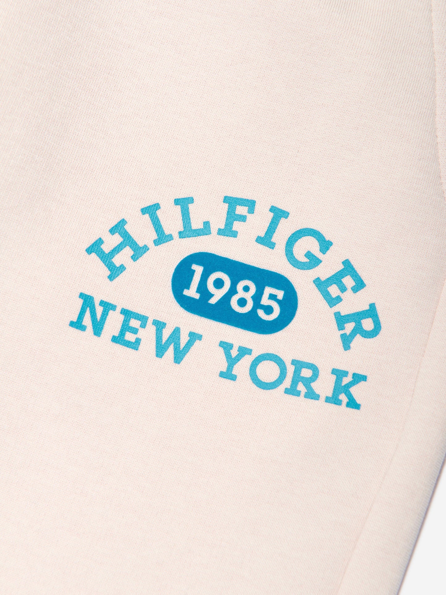 Tommy Hilfiger 女童米色 Varsity Tommy 运动裤