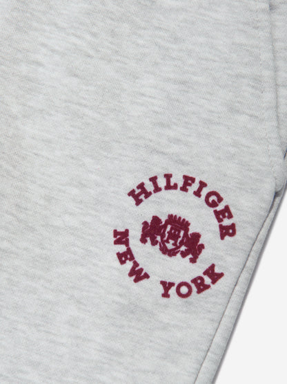 Tommy Hilfiger 女童 Hilfiger Crest Varsity 运动裤（灰色）