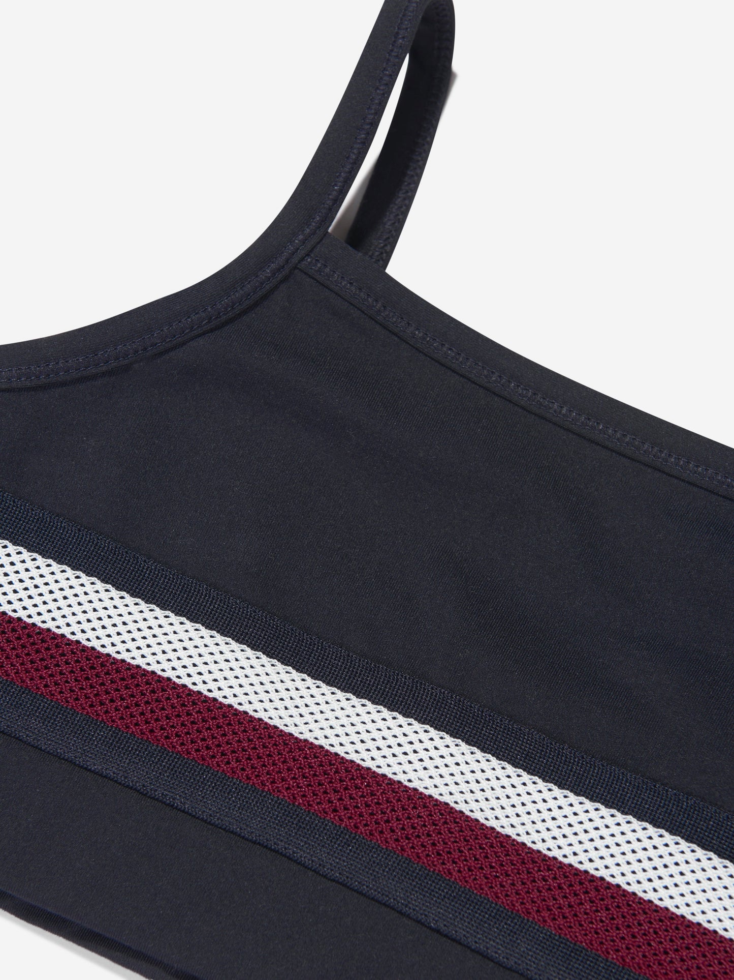 Tommy Hilfiger 女童全球条纹运动上衣（海军蓝）