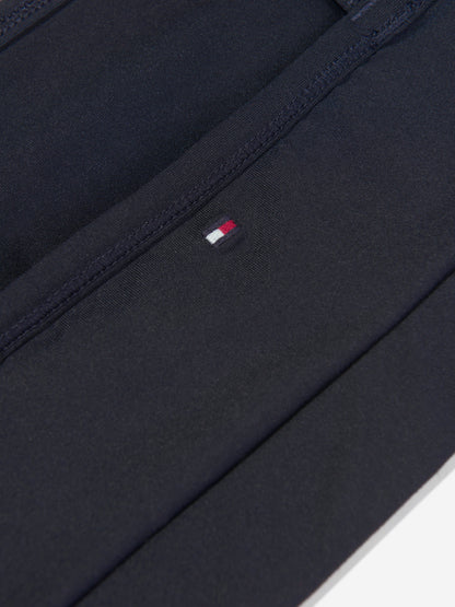 Tommy Hilfiger 女童全球条纹运动上衣（海军蓝）