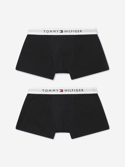 Tommy Hilfiger 男童黑色平角短裤 2 件套