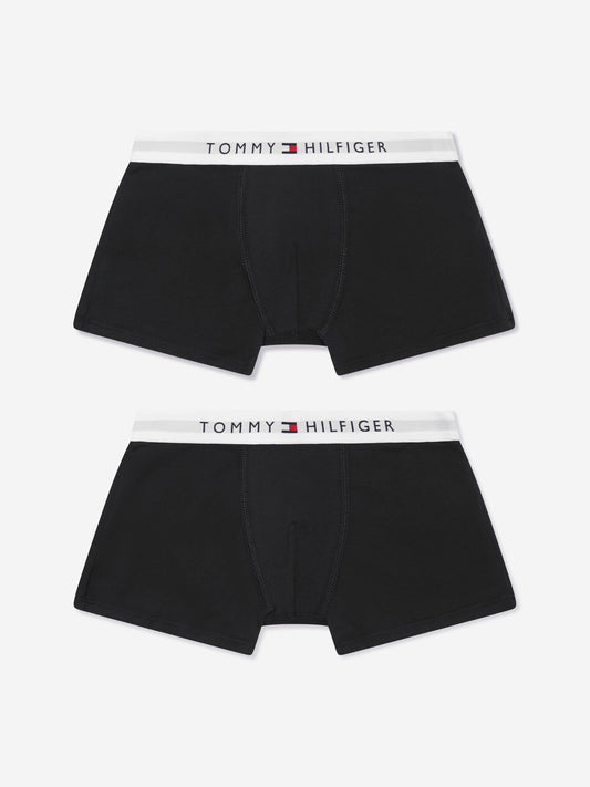 Tommy Hilfiger 男童黑色平角短裤 2 件套