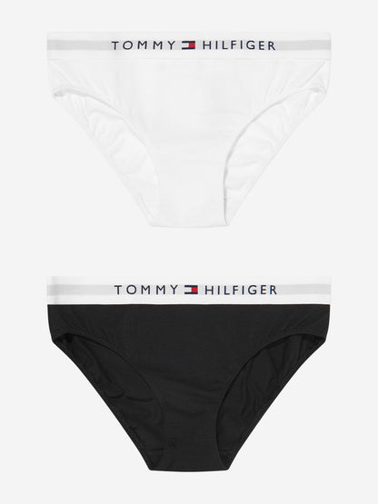 Tommy Hilfiger 女童白色比基尼三角裤套装（2 条装）