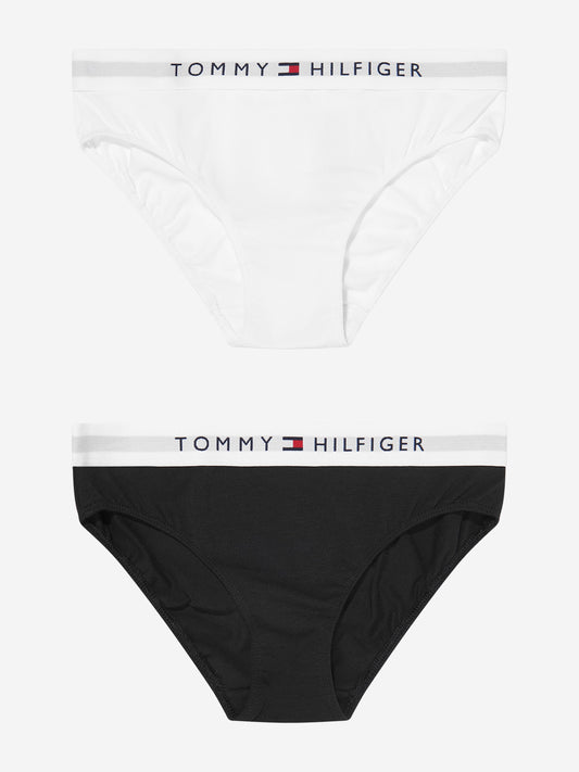 Tommy Hilfiger 女童白色比基尼三角裤套装（2 条装）