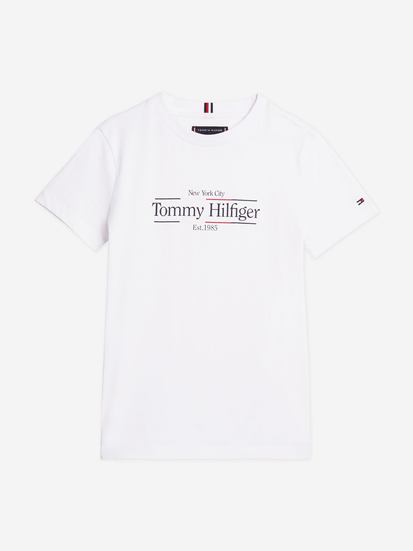 Tommy Hilfiger 男童白色图标印花常规 T 恤