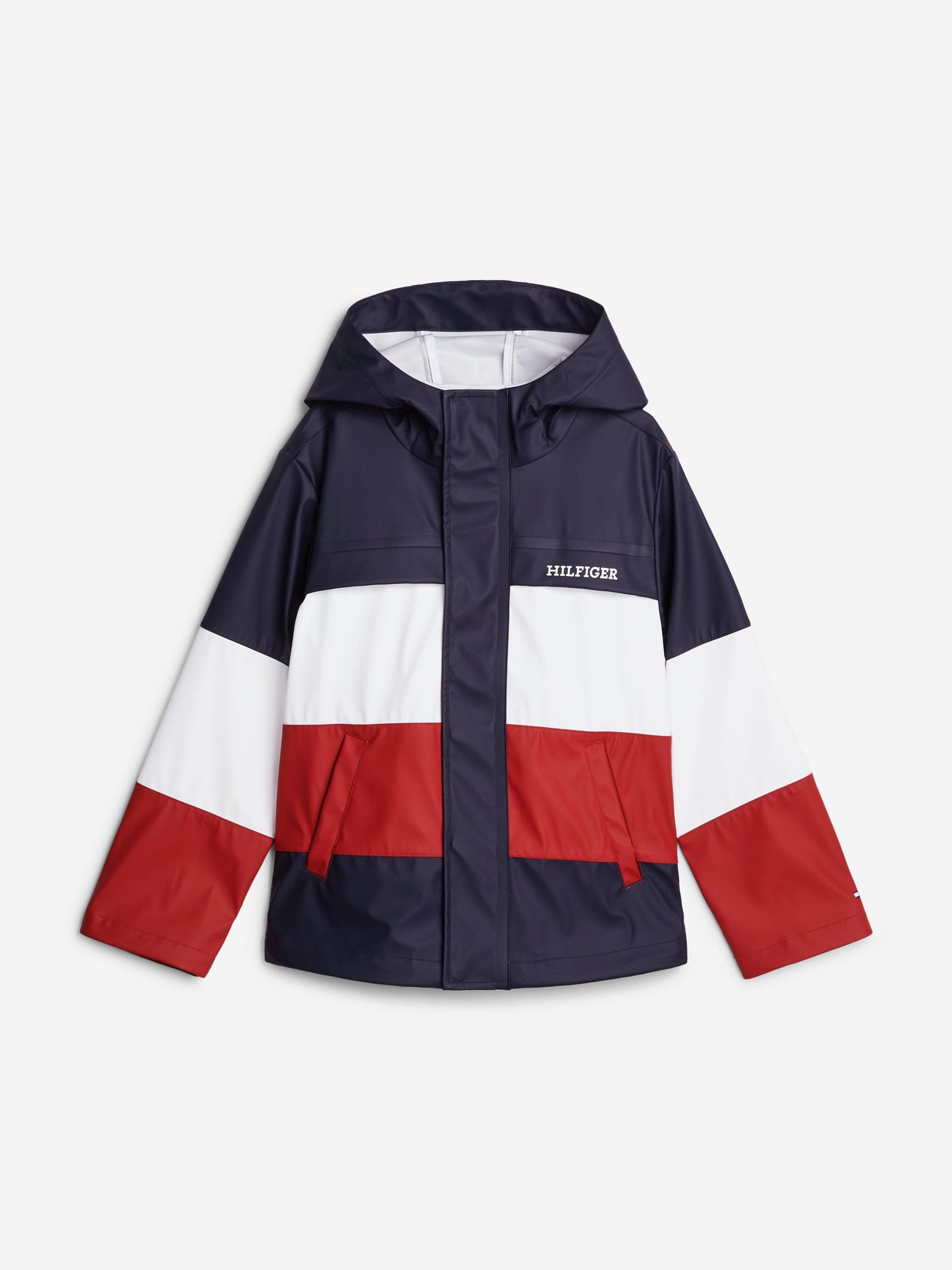 Tommy Hilfiger 儿童拼色风衣 多色