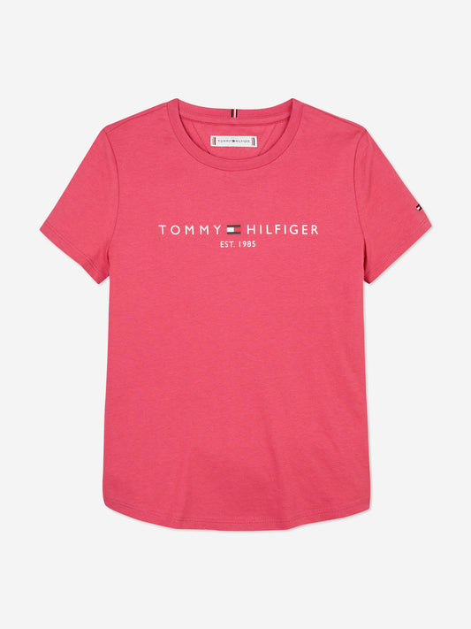 Tommy Hilfiger Girls Essential T-Shirt in Pink