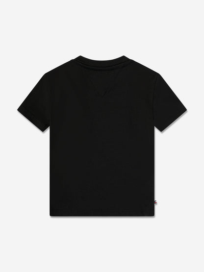 Tommy Hilfiger Baby Essential Logo T-Shirt in Black