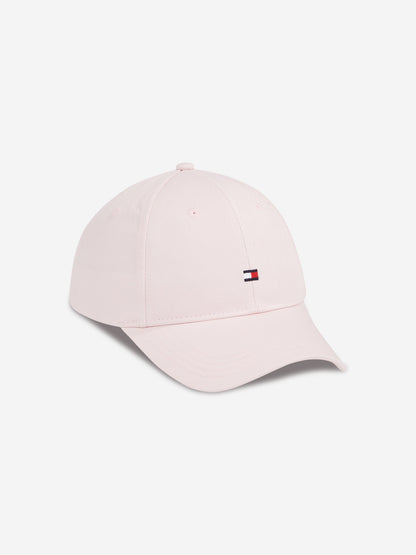 Tommy Hilfiger 女童小国旗徽标帽子（粉色）