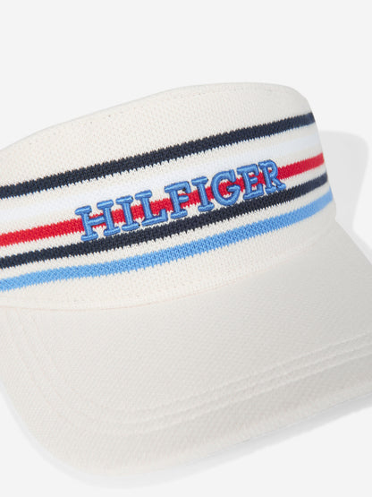 Tommy Hilfiger 儿童田径俱乐部遮阳帽（白色）