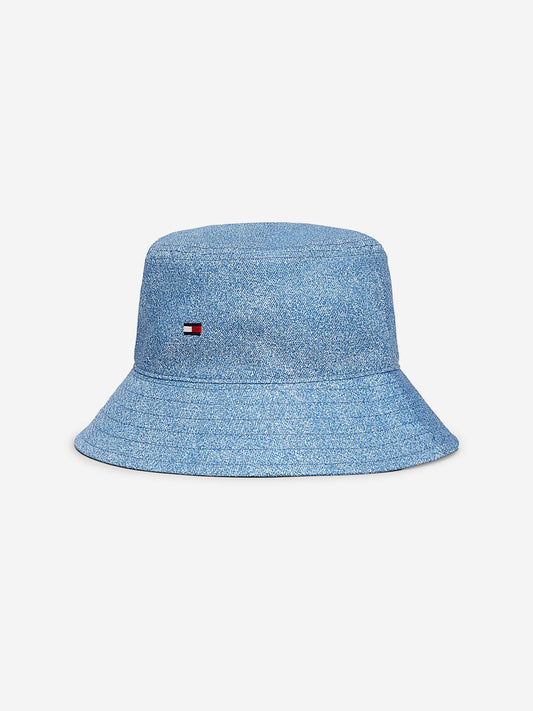 Tommy Hilfiger 儿童小国旗牛仔渔夫帽（蓝色）