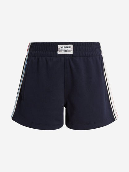 Tommy Hilfiger 女童 1985 海军蓝徽标短裤