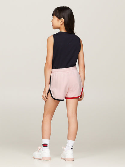 Tommy Hilfiger 女童粉色条纹短裤