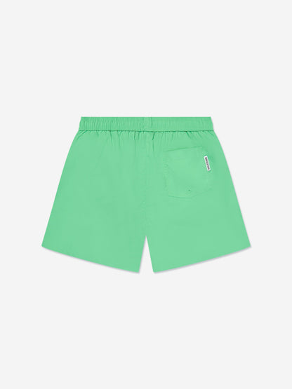 Tommy Hilfiger 男童中号抽绳泳裤（绿色）