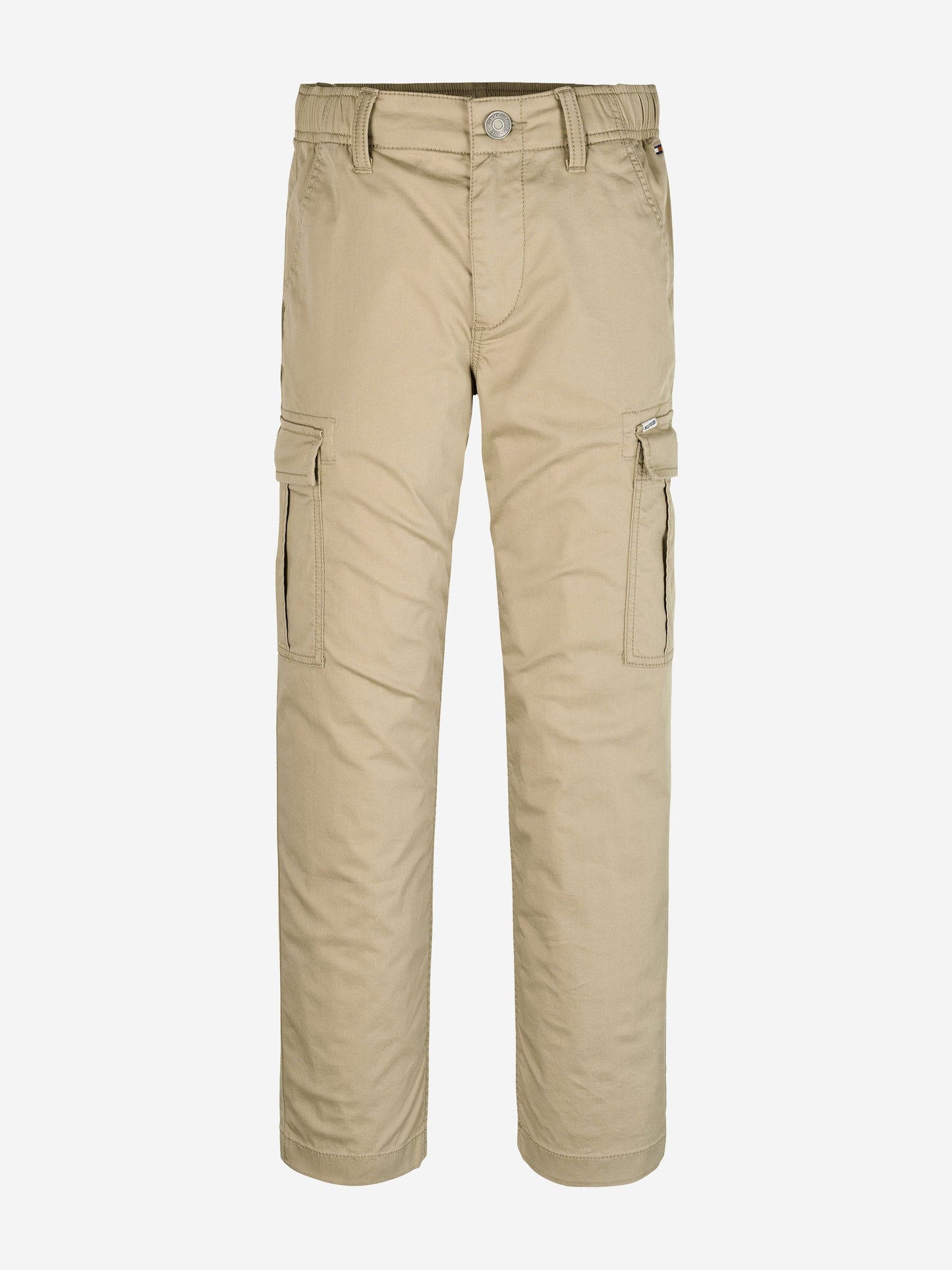 Boys Cargo Trousers in Beige