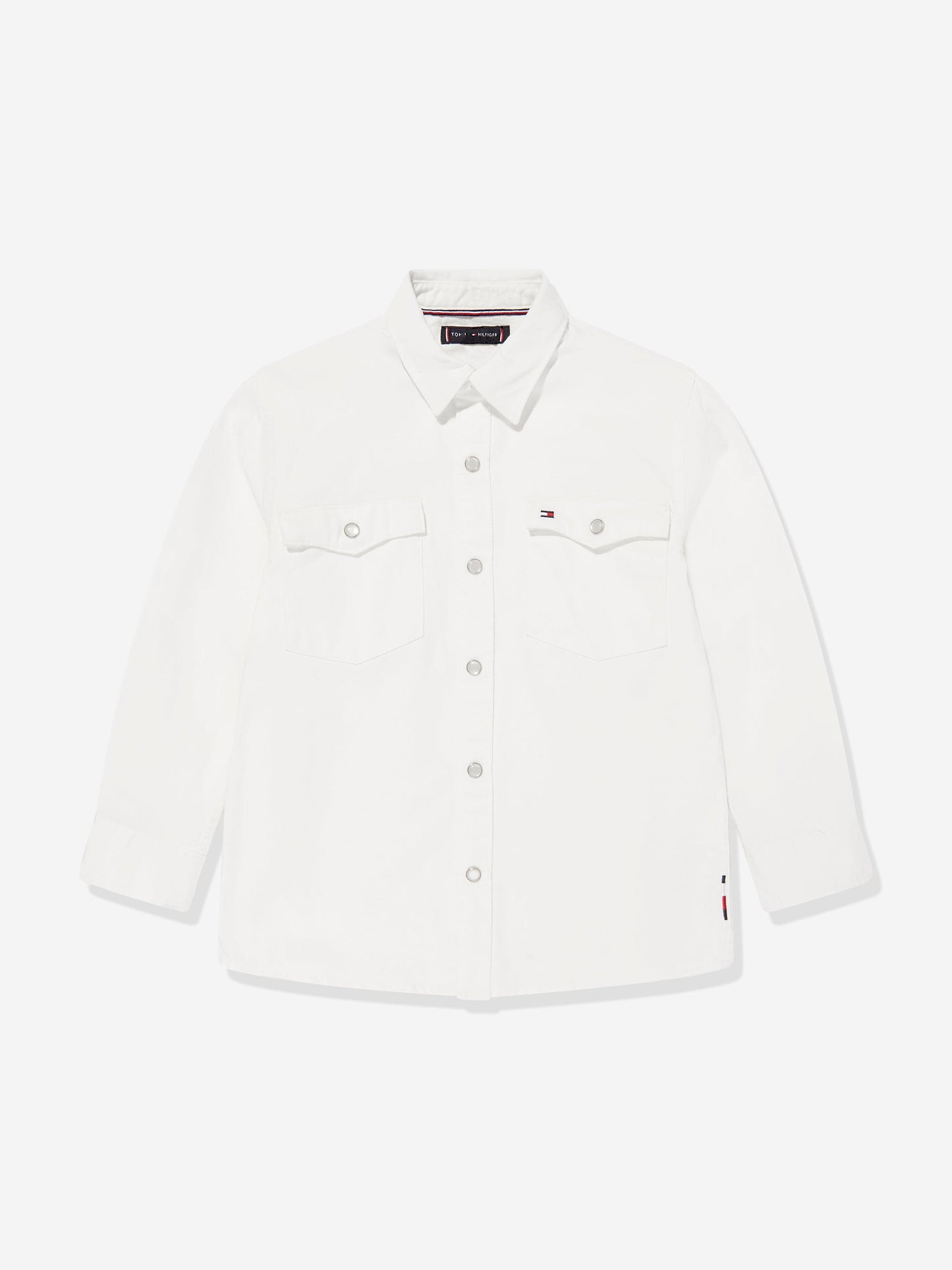 Boys Denim Shirt in White