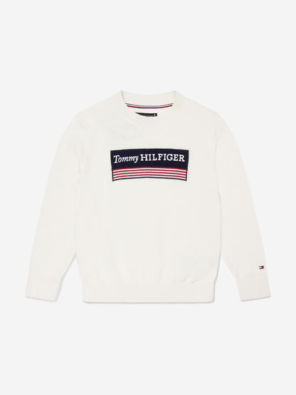 Boys Monotype 1985 Sweatshirt in Ivory