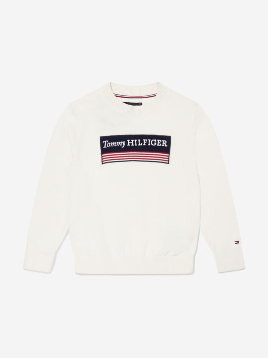 Boys Monotype 1985 Sweatshirt in Ivory