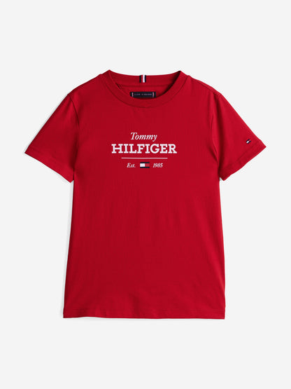 Boys Monotype 1985 Regular T-Shirt in Red