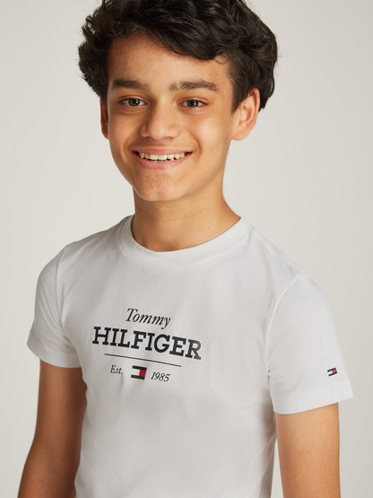 Boys Monotype 1985 Regular T-Shirt in White