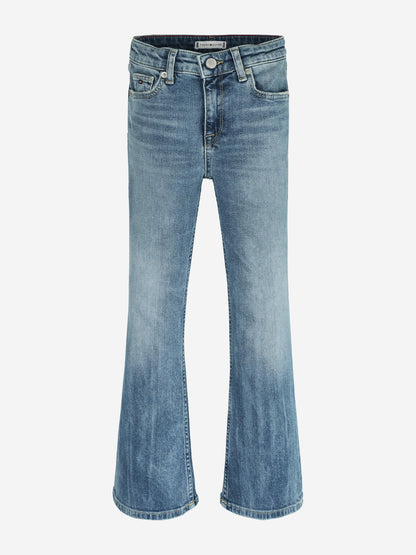 Girls Vintage Flared Jeans in Blue