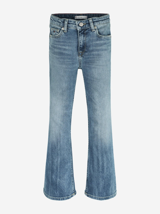 Girls Vintage Flared Jeans in Blue