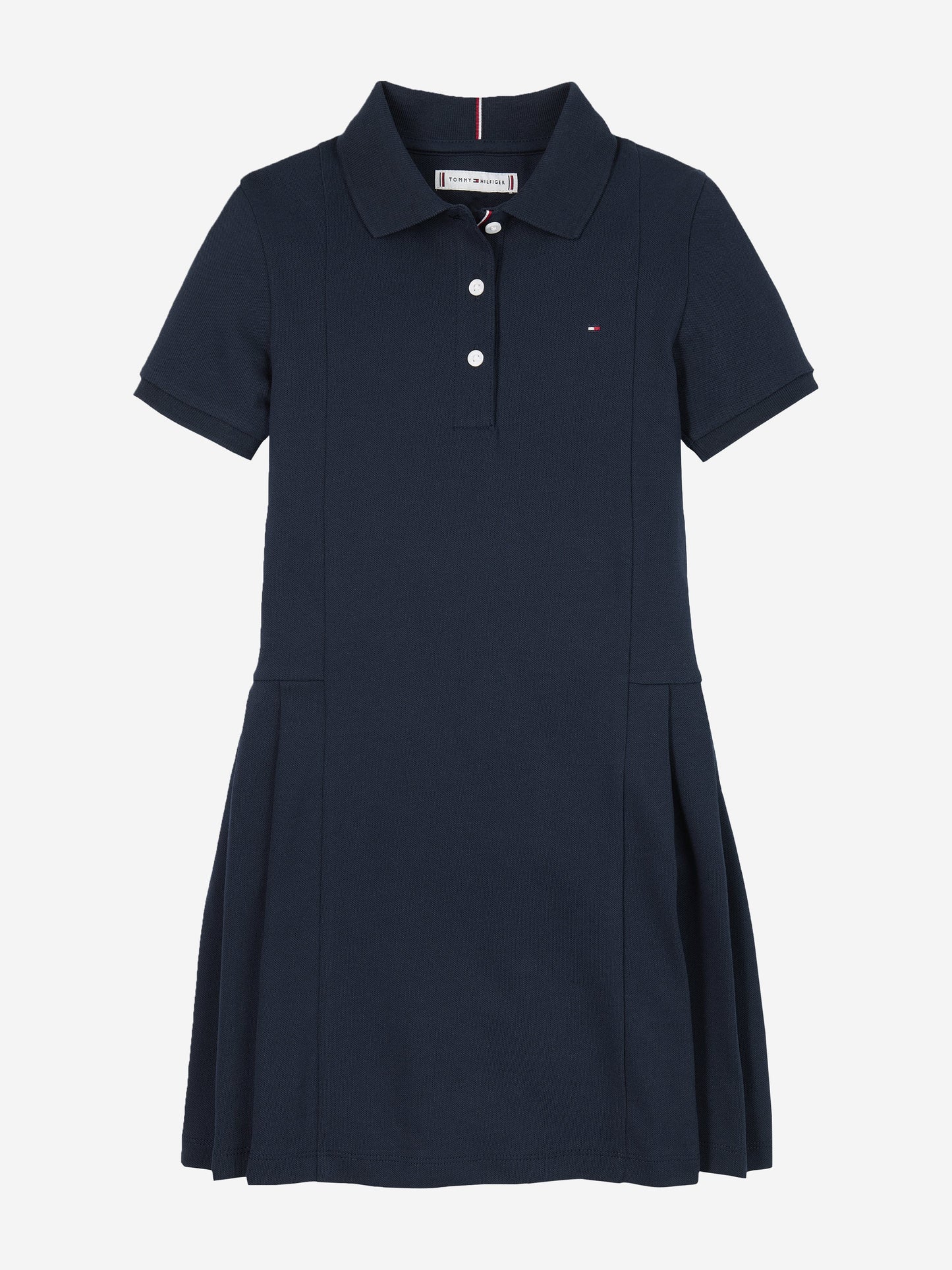Girls Polo Dress in Navy