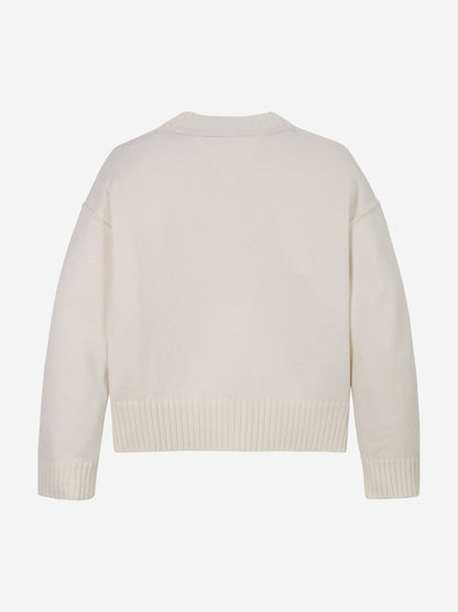 Girls New York Jumper in Ivory