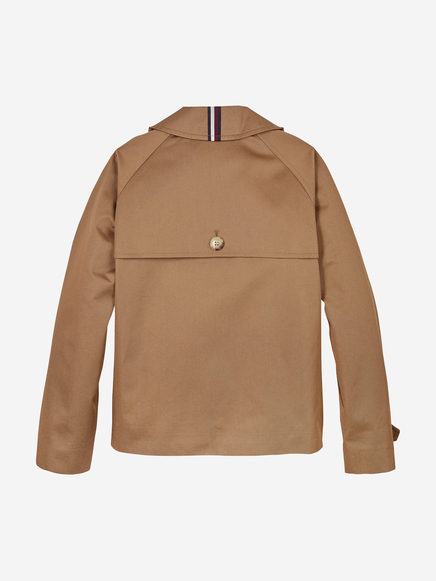Girls Short Cotton Jacket in Brown