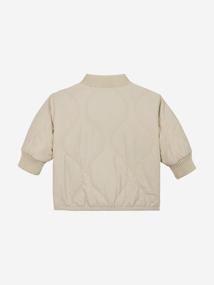Baby Quilted Jacket in Beige