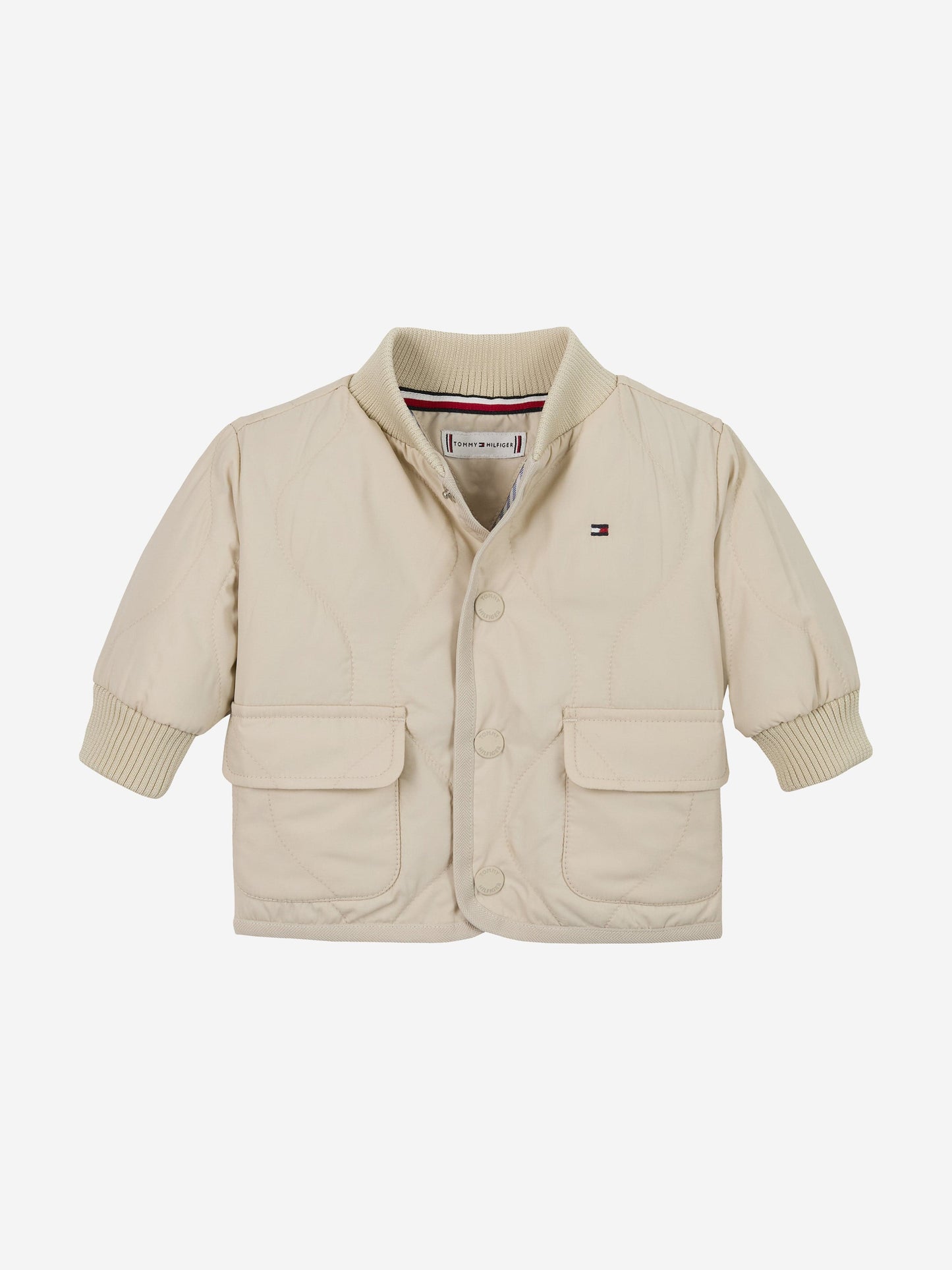 Baby Quilted Jacket in Beige