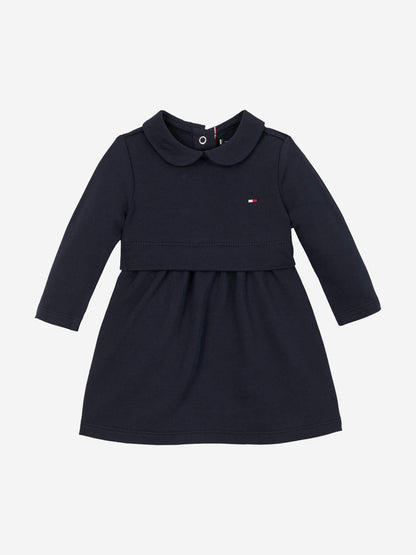 Baby Girls Essential Dress in Navy