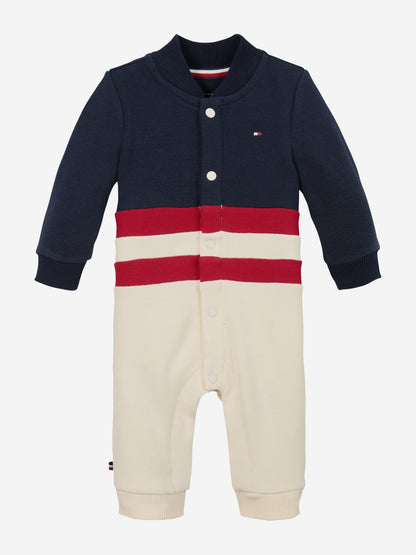 Baby Boys Colourblock Romper in Multicolour
