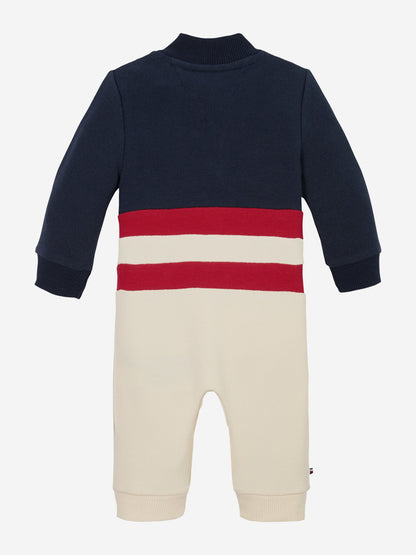Baby Boys Colourblock Romper in Multicolour