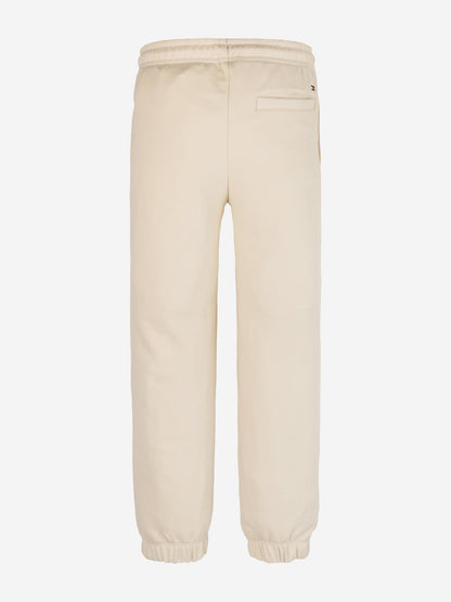Kids Mini Corp Logo Joggers in Beige