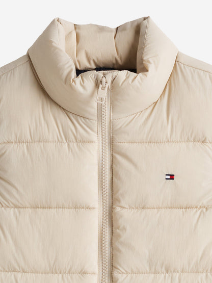 Kids Padded Gilet in Beige