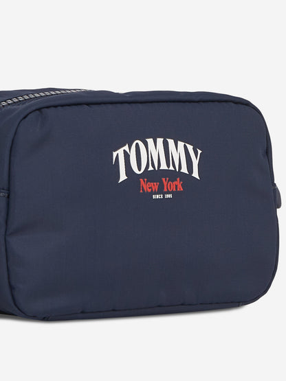 Kids Varsity Crossbody Bag in Navy (18cm)